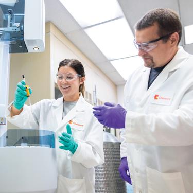 scientists working in a lab