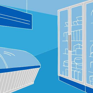 animation of refrigerator units